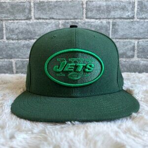 New Era New York Jets Monochromatic Fitted Flat Bill Hat